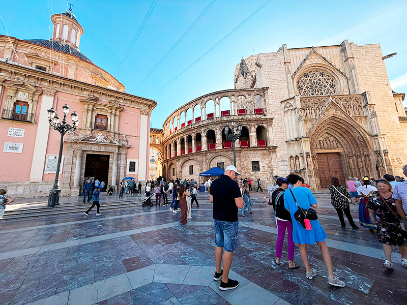 Главная площадь в центре Валенсии