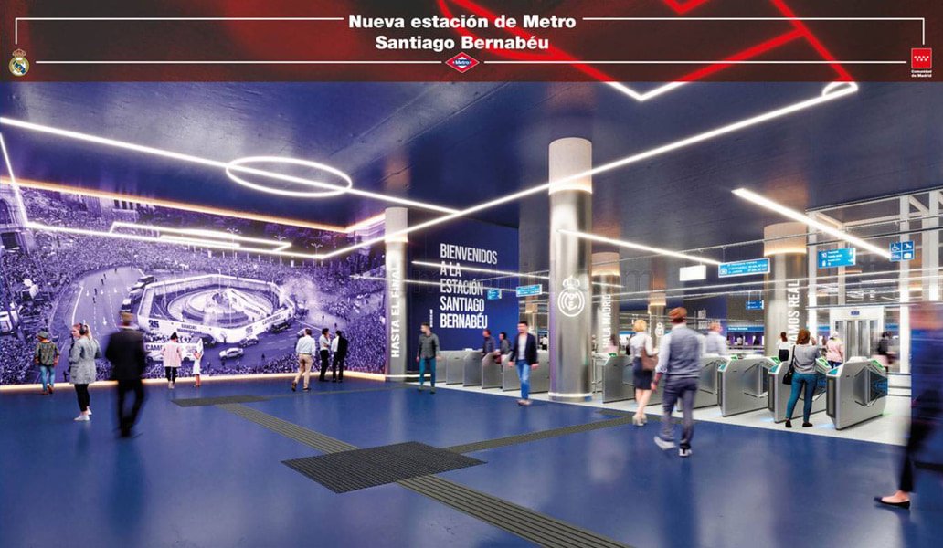 Станция метро Santiago Bernabéu