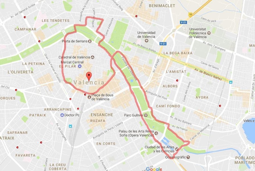Карта парада Vespalafalla 2023