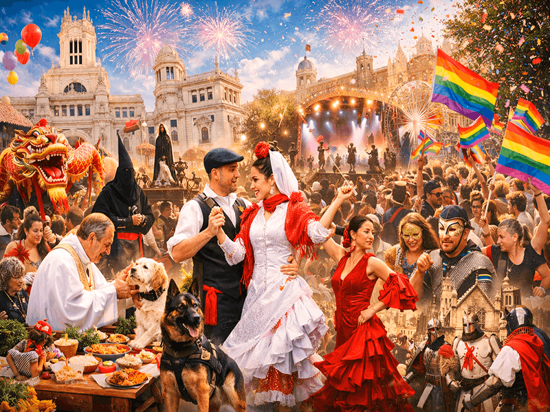 Все праздники в Мадриде в 2026 году: афиша по районам и кварталам – сохрани, чтобы ничего не пропустить!