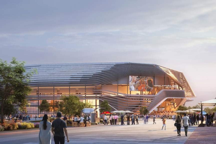 Вид будущего комплекса Арена де Валенсия фото