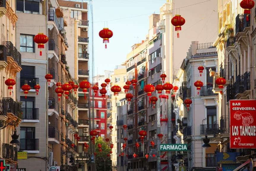 Китайский Новый год 2023 в Валенсии фото