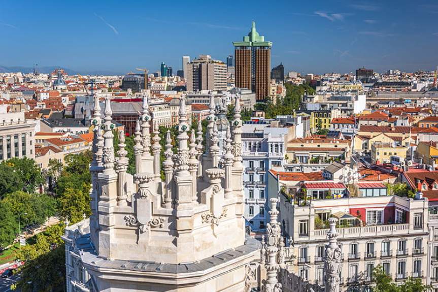 Вид на Мадрид