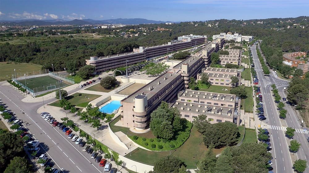 UAB Автономный университет Барселоны вид сверху